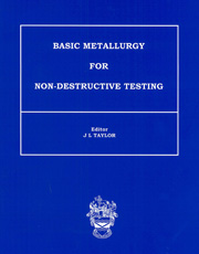 Basic Metallurgy for NDT book | Lavender International